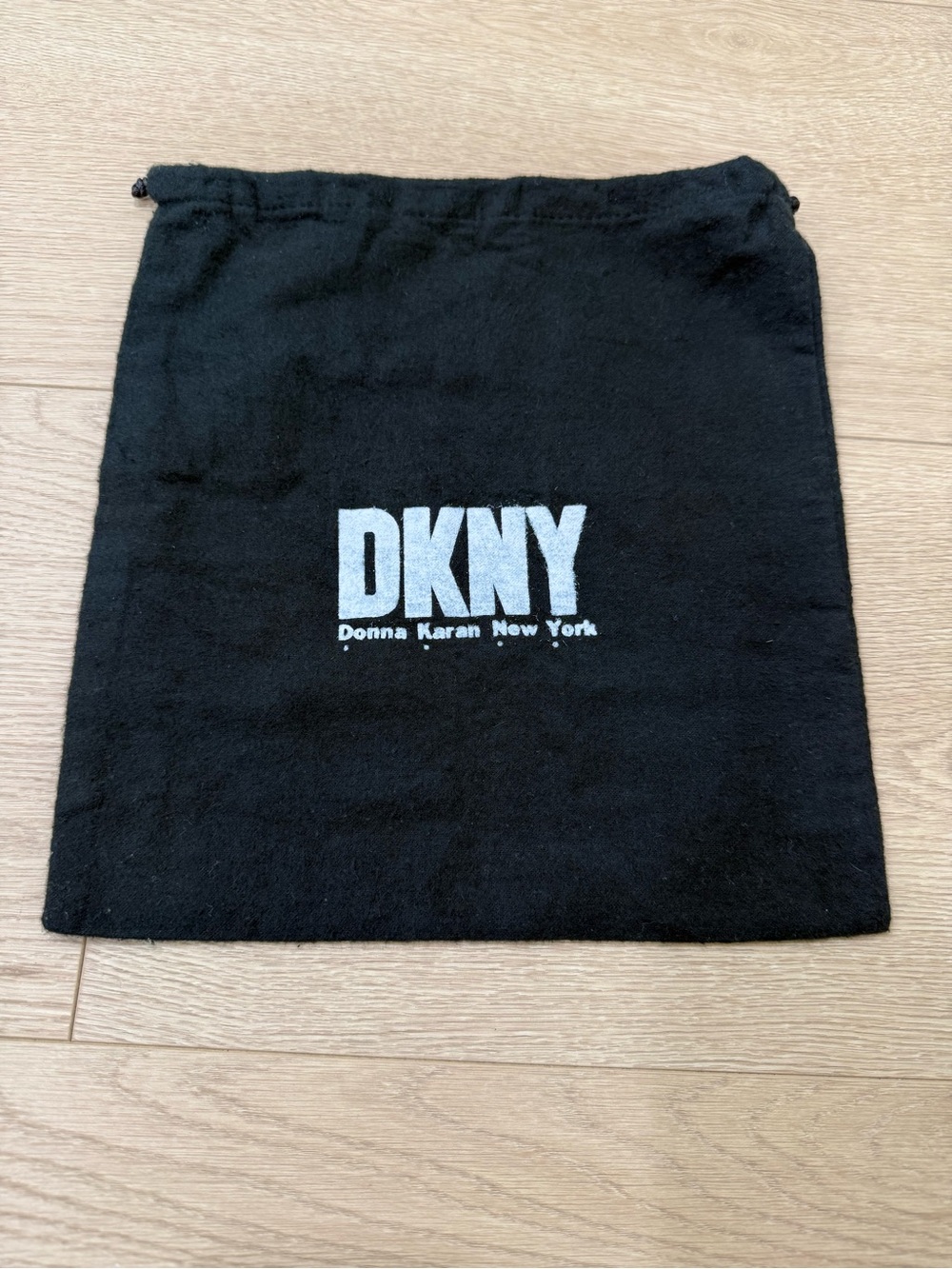 DKNY Donna Karan New York Black Drawstring Dust Bag Authentic